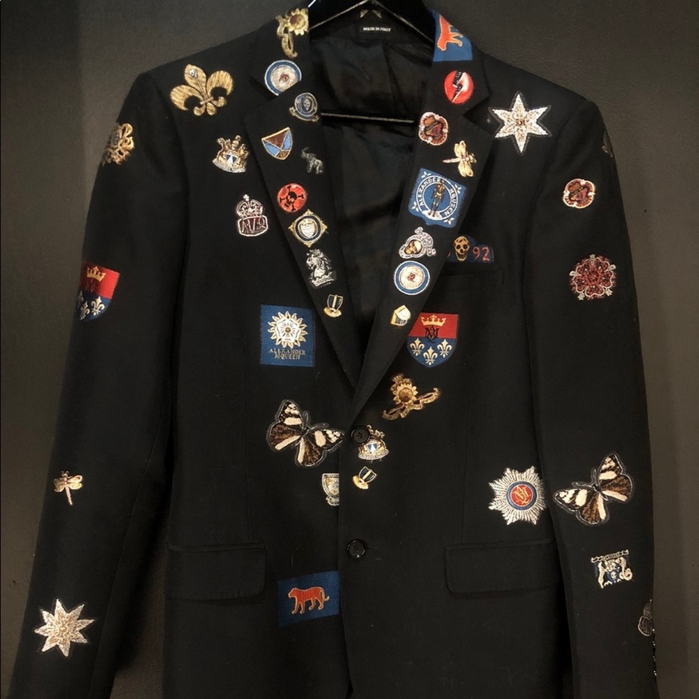 Alexander McQueen Patches Blazer
